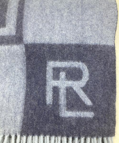 POLO RALPH LAUREN（ポロ・ラルフローレン）POLO RALPH LAUREN (ポロ・ラルフローレン) HAWKINS カシミヤストール ネイビーの古着・服飾アイテム
