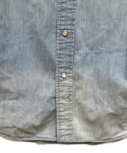 POLO RALPH LAUREN（ポロ・ラルフローレン）POLO RALPH LAUREN (ポロ・ラルフローレン) ウエスタンシャツ スカイブルー サイズ:	SIZE Sの古着・服飾アイテム