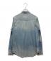 POLO RALPH LAUREN (ポロ・ラルフローレン) ウエスタンシャツ スカイブルー サイズ:	SIZE S：6000円
