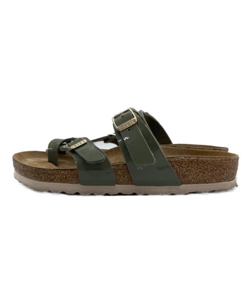BIRKENSTOCK（ビルケンシュトック）BIRKENSTOCK (ビルケンシュトック) MAYARI サンダル カーキ サイズ:SIZE 23.5cmの古着・服飾アイテム