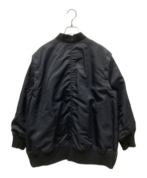 LACOSTE（ラコステ）LACOSTE (ラコステ) デタッチャブルスリーブボンバージャケット ネイビー サイズ:SIZE 38の古着・服飾アイテム