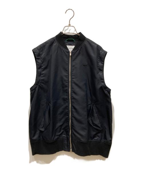 LACOSTE（ラコステ）LACOSTE (ラコステ) デタッチャブルスリーブボンバージャケット ネイビー サイズ:SIZE 38の古着・服飾アイテム