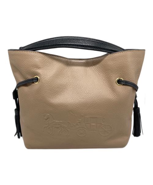 COACH（コーチ）COACH (コーチ) 2WAYバッグ ベージュの古着・服飾アイテム