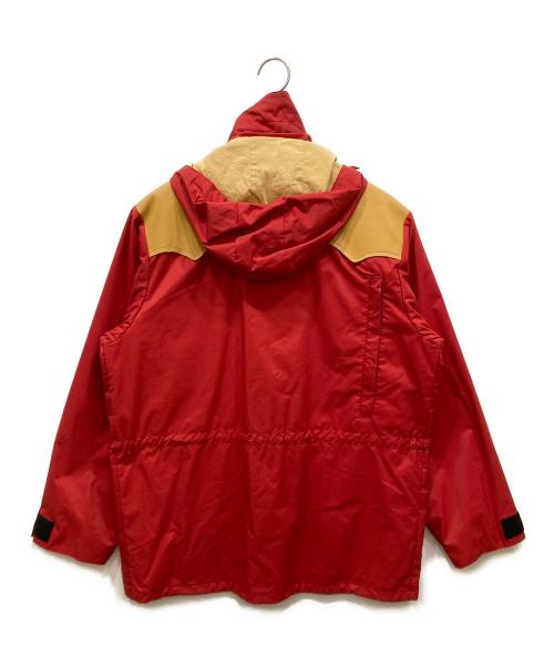 Bodies by WAREHOUSE（ボーディーズバイウェアハウス）Bodies by WAREHOUSE (ボーディーズバイウェアハウス) レザーヨークマウンテンパーカー レッド サイズ:SIZE Mの古着・服飾アイテム