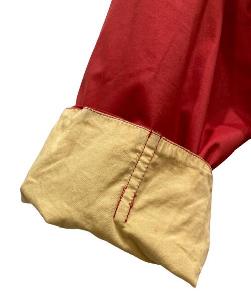 Bodies by WAREHOUSE（ボーディーズバイウェアハウス）Bodies by WAREHOUSE (ボーディーズバイウェアハウス) レザーヨークマウンテンパーカー レッド サイズ:SIZE Mの古着・服飾アイテム