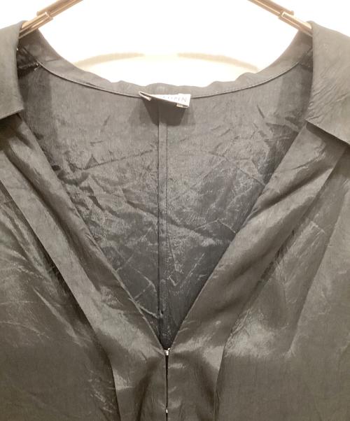 COLUMN（コラム）COLUMN (コラム) vネックボリュームスリーブワンピース ブラック サイズ:SIZE 38の古着・服飾アイテム