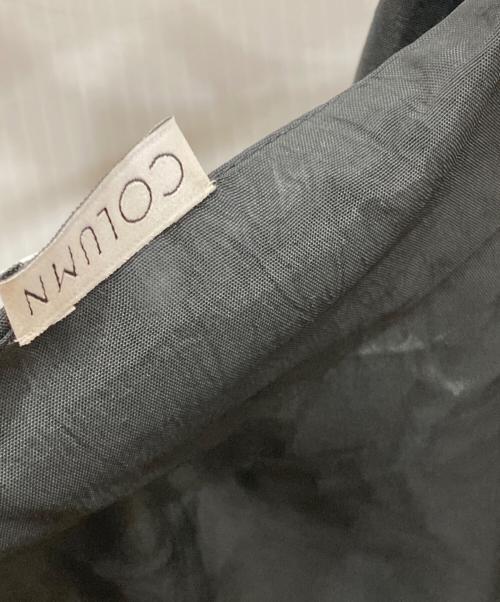 COLUMN（コラム）COLUMN (コラム) vネックボリュームスリーブワンピース ブラック サイズ:SIZE 38の古着・服飾アイテム