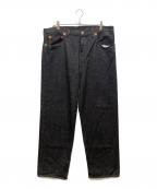 WOOLRICHウールリッチ）の古着「セルビッヂデニム 5ポケットパンツ」｜ブラック