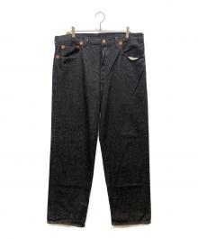 WOOLRICH（ウールリッチ）の古着「セルビッヂデニム 5ポケットパンツ」｜ブラック