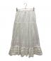PINK HOUSE（ピンクハウス）の古着「レース使いスカート」｜ホワイト