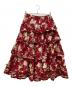 PINK HOUSE (ピンクハウス) ブッシュローズプリントスカート レッド サイズ:不明：40000円