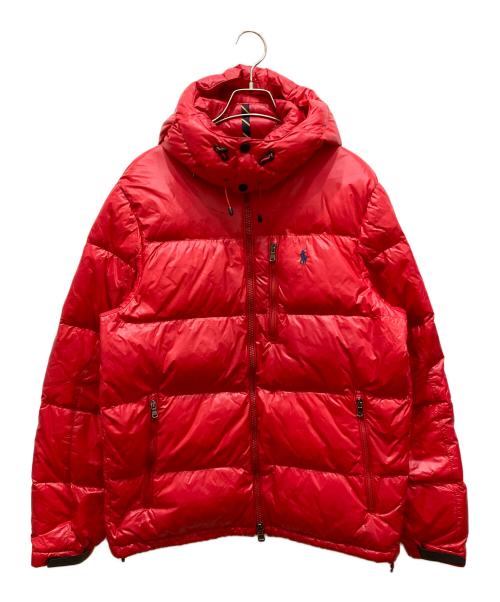 POLO RALPH LAUREN（ポロ・ラルフローレン）POLO RALPH LAUREN (ポロ・ラルフローレン) ダウンジャケット レッド サイズ:SIZE Mの古着・服飾アイテム