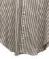 中古・古着 THE SHINZONE (ザ シンゾーン) STRIPE DADDY SHIRT ブラウン×ホワイト サイズ:PO：6000円