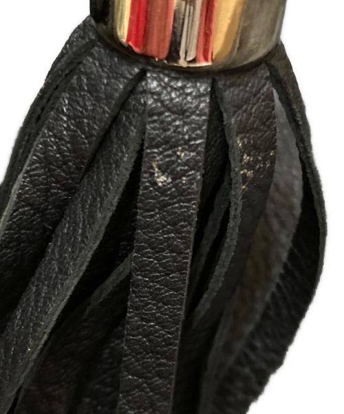 GUCCI（グッチ）GUCCI (グッチ) フリンジチェーン ハンドバッグ ブラックの古着・服飾アイテム