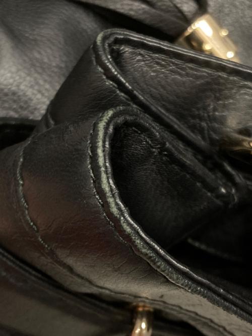 GUCCI（グッチ）GUCCI (グッチ) フリンジチェーン ハンドバッグ ブラックの古着・服飾アイテム