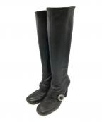 PRADAプラダ）の古着「ロングブーツ」｜ブラック