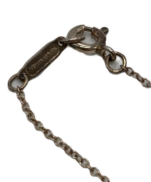 TIFFANY & Co.（ティファニー）Tiffany & Co. (ティファニー) ミニ ダブル ハート タグ ペンダント シルバー×ブルーの古着・服飾アイテム