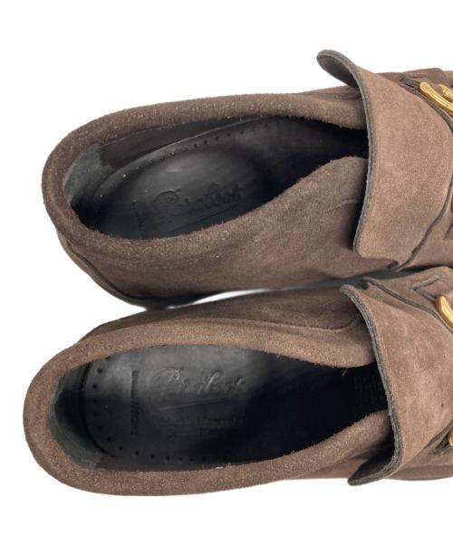 PARABOOT（パラブーツ）PARABOOT (パラブーツ) UNITED ARROWS (ユナイテッドアローズ) スエード ホースビットブーツ ブラウン サイズ:7 1/2の古着・服飾アイテム