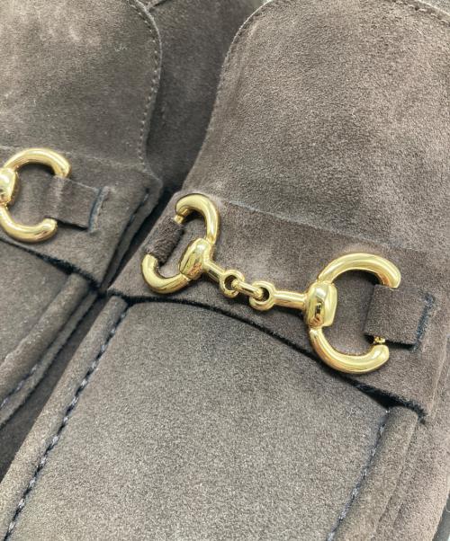 PARABOOT（パラブーツ）PARABOOT (パラブーツ) UNITED ARROWS (ユナイテッドアローズ) スエード ホースビットブーツ ブラウン サイズ:7 1/2の古着・服飾アイテム