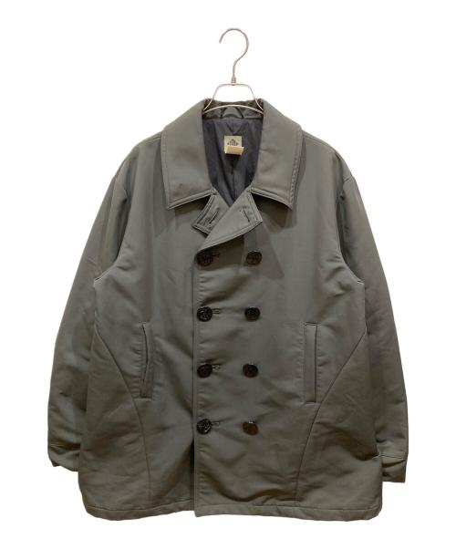 POST O'ALLS（ポストオーバーオールズ）POST O'ALLS (ポストオーバーオールズ) Pコート グレー サイズ:SIZE Mの古着・服飾アイテム