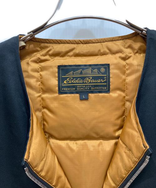 Eddie Bauer（エディーバウアー）Eddie Bauer (エディーバウアー) Black Tag Collection Blizzard Proof Vest ブラック サイズ:SIZE Lの古着・服飾アイテム