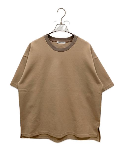 WHITE MAILS（ホワイトメイルズ）white mails (ホワイトメイルズ) PAPER DOUBLE JERSEY OVERSIZED PULLOVER ベージュ サイズ:SIZE 3の古着・服飾アイテム