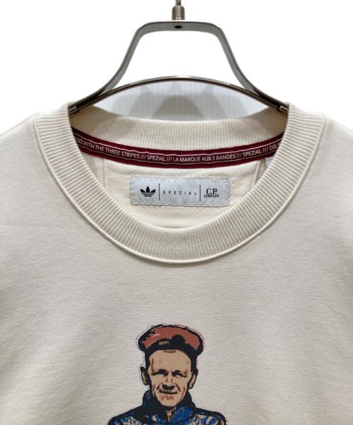 adidas（アディダス）adidas (アディダス) C.P COMPANY (シーピーカンパニー) CP SPZL SWEAT SHIRT CWHITE アイボリー サイズ:SIZE Mの古着・服飾アイテム