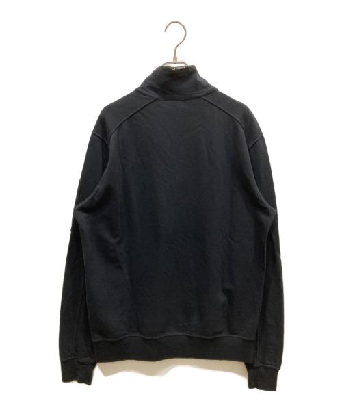 C.P COMPANY（シーピーカンパニー）C.P COMPANY (シーピーカンパニー) POLO COLLAR LIGHT FLEECE ブラック サイズ:SIZE Mの古着・服飾アイテム