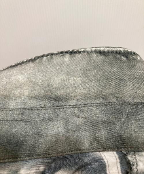 DIESEL（ディーゼル）DIESEL (ディーゼル) S-EUR転写プリントシャツ グレー サイズ:SIZE 50の古着・服飾アイテム
