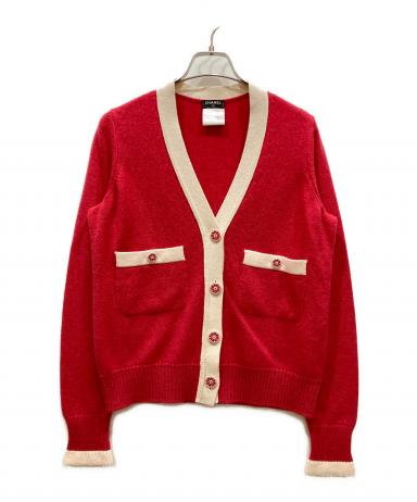 中古・古着通販】CHANEL (シャネル) カシミヤカーディガン ピンク