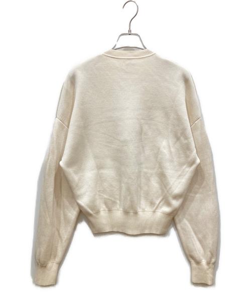 HERMES（エルメス）HERMES (エルメス) カシミヤ混ニット アイボリー サイズ:SIZE 36の古着・服飾アイテム
