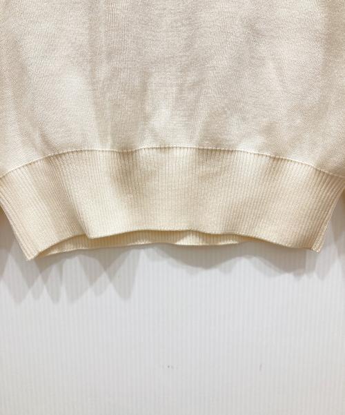 HERMES（エルメス）HERMES (エルメス) カシミヤ混ニット アイボリー サイズ:SIZE 36の古着・服飾アイテム
