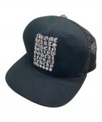CHROME HEARTSクロムハーツ）の古着「TRUCKER CAP EYE CHART BLACK」｜ブラック