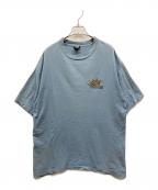 stussyステューシー）の古着「ROYAL GOODS TEE」｜スカイブルー