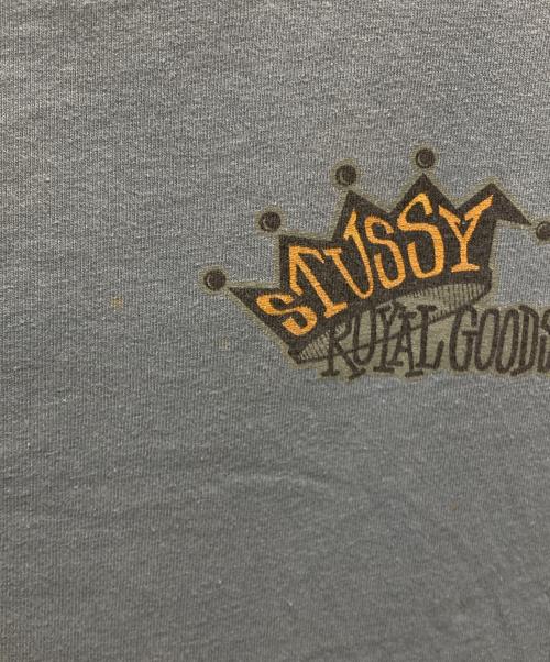 stussy（ステューシー）stussy (ステューシー) ROYAL GOODS TEE スカイブルー サイズ:XLの古着・服飾アイテム