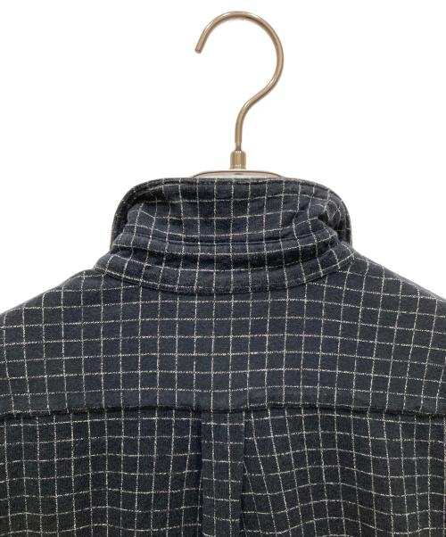 Y's for men（ワイズフォーメン）Y'S for men (ワイズフォーメン) コットンチェックシャツ ブラック サイズ:	SIZE Freeの古着・服飾アイテム