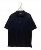 AURALEEオーラリー）の古着「SUPER FINE COTTON PIQUE BIG POLO」｜ブラック