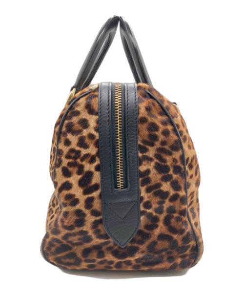 J&M DAVIDSON（ジェイ＆エム デヴィッドソン）J&M DAVIDSON (ジェイ＆エム デヴィッドソン) ハラコレザーレオパードボストンバッグ レオパードの古着・服飾アイテム