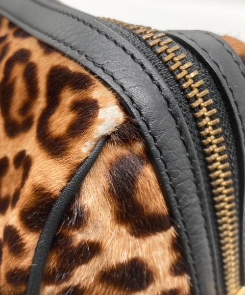 J&M DAVIDSON（ジェイ＆エム デヴィッドソン）J&M DAVIDSON (ジェイ＆エム デヴィッドソン) ハラコレザーレオパードボストンバッグ レオパードの古着・服飾アイテム