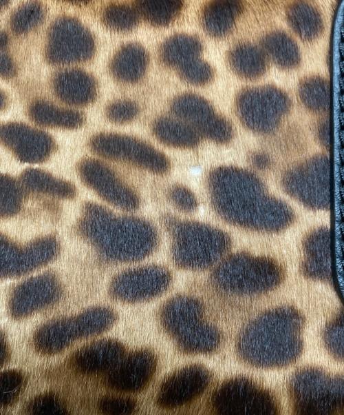 J&M DAVIDSON（ジェイ＆エム デヴィッドソン）J&M DAVIDSON (ジェイ＆エム デヴィッドソン) ハラコレザーレオパードボストンバッグ レオパードの古着・服飾アイテム