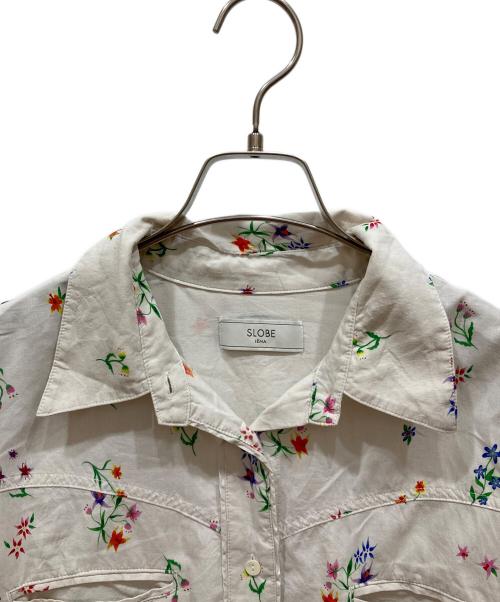 SLOBE IENA（スローブ イエナ）SLOBE IENA (スローブ イエナ) flower western シャツ アイボリー サイズ:SIZE Freeの古着・服飾アイテム