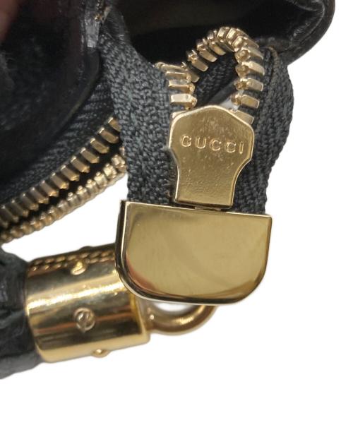 GUCCI（グッチ）GUCCI (グッチ) ソーホー インターロッキングGショルダーバッグ ブラックの古着・服飾アイテム