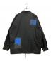 UNDER R (アンダーアール) コットンナイロンスラップオンパッチコーチジャケット ブラック×ブルー サイズ:SIZE XL：20000円