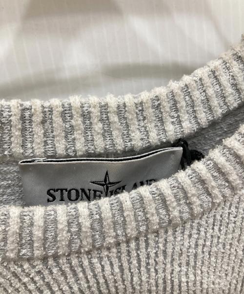 STONE ISLAND（ストーンアイランド）STONE ISLAND (ストーンアイランド) ロゴパッチセーター グレー サイズ:SIZE Mの古着・服飾アイテム