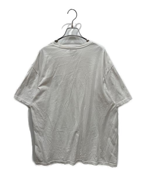 stussy（ステューシー）stussy (ステューシー) シャドーマン刺繍Tシャツ ホワイト サイズ:Lの古着・服飾アイテム