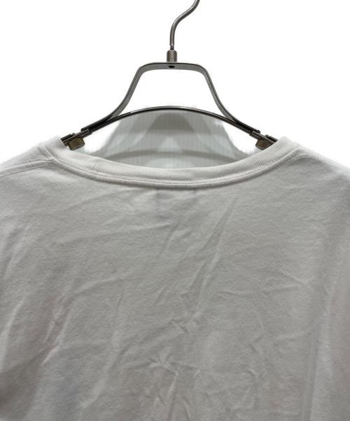 stussy（ステューシー）stussy (ステューシー) シャドーマン刺繍Tシャツ ホワイト サイズ:Lの古着・服飾アイテム