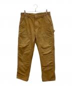 CarHarttカーハート）の古着「ダブルニーダックパンツ」｜ブラウン