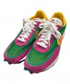 NIKE×sacaiナイキ×サカイ）の古着「ローカットスニーカー」｜グリーン×パープル