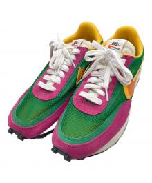 NIKE×sacai（ナイキ×サカイ）の古着「ローカットスニーカー」｜グリーン×パープル