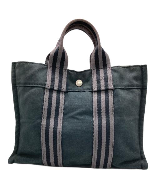 HERMES（エルメス）HERMES (エルメス) トートバッグ　フールトゥPM ブラックの古着・服飾アイテム